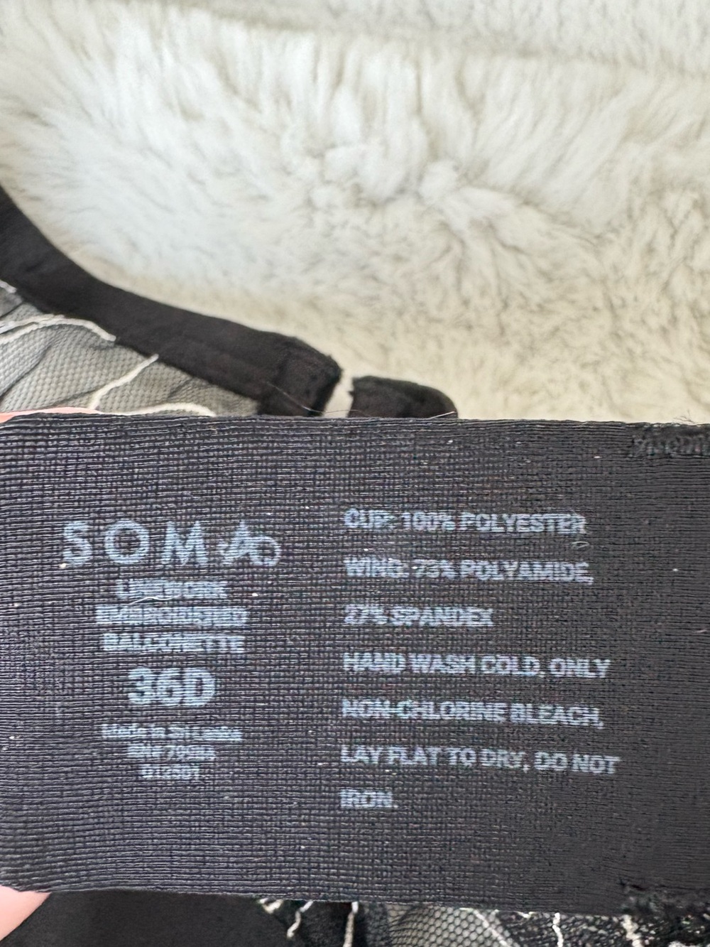 Soma Linework Embroidered Unlined Balconette Bra - Picture 8 of 8